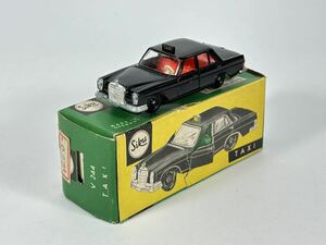 (s655) Siku SUPER-SERIE ZINKGUSS V244 TAXI ジク ドイツ製 ミニカー 当時物 