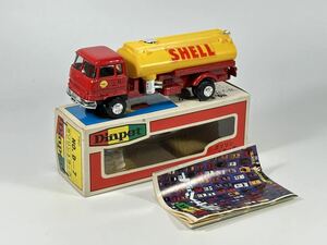 (s764)ダイヤペット ガソリントラック SHELL No.D-7 Diapet ヨネザワ ミニカー 当時物 