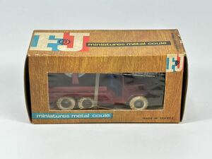 (s793) FJ miniatures metal coule フランス製 ミニカー 当時物