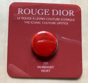 0,3 г x 1 шт. New Rouge Dior! Dior Fahrenheit Velvet 777 Новое и нераспечатанное