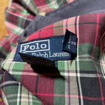 ビッグサイズ Polo by Ralph Lauren ポロ ラルフローレン スイングトップ ドリズラー ジャケット ブルゾン くすみブルー チェック XXL XL_画像7