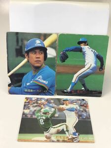 カルビー プロ野球カード 1982 No.63田淵 No.87森繁 No.366石毛 No.42松沼博 No.153田淵 No.416松沼雅 管理0010