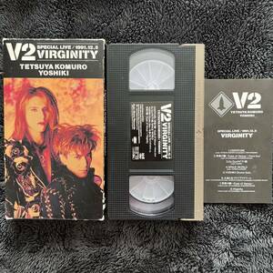 V2 VIRGINITY LIVE VHS 小室哲哉 YOSHIKI