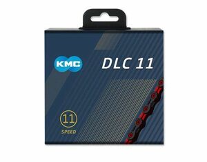 KMC Caem Sea X11 DLC Chain 11S 11S 11 Speed ​​11 Speed ​​Red Bicycles Shimano Campa Slam