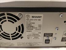 SHARP シャープ HDD搭載ビデオ一体型DVDレコーダー 250GB DV-ACV52 VHS/DVD/HDD_画像8