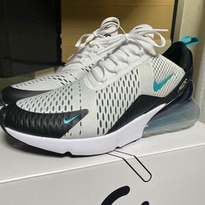 【1度のみ着用・美中古】AIRMAX270 W29cm(メンズ28cm相当)良カラーエアマックス270 NIKE ジェイドブラック