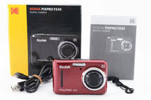 ★☆ 新品級！ KODAK コダック PIXPRO FZ43 レッド コンパクトデジタルカメラ 箱付 ★☆_画像1