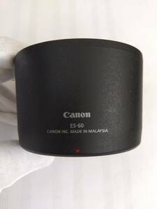 【CANON】美品　純正レンズフード　ES-60　(発売日：2018/09/21) 対応レンズ：EF-M32mm F1.4 STM