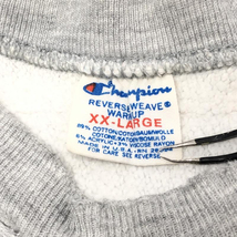 【中古】Champion 80s WARTHOG ATHLETIC CLUB 3段プリント リバースウィーブ グレー XXL　チャンピオン[240024452197]_画像5