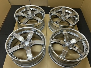 中古ホイール４本セット　SSR TRAFFICSTAR アルファード ヴェルファイア エスティマ クラウン マジェスタ 20×9.0+47 PCD114.3 ハブ-73