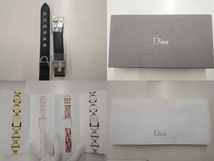 Dior ディオール 腕時計 クオーツ D78-109 替えベルト付 トロッター 箱有り 動作品_画像7