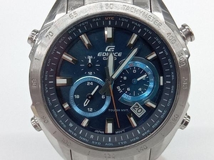 CASIO Casio EDIFICE Edifice EQW-T620 радиоволны солнечный многополосный 6 голубой циферблат серебряный Date мужские наручные часы 