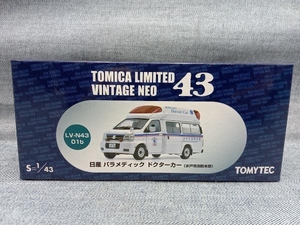 トミーテック 1/43トミカ リミテッド ヴィンテージ ネオ LV-N43 01b 日産 パラメディック ドクターカー 水戸市消防本部(15-08-13)