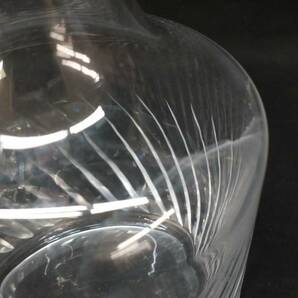 [未使用・箱付] 大塚硝子 水差し 昭和レトロ 透明 来客用 冠水瓶 コップ ガラス デットストック 水瓶 アンティーク インテリアの画像4