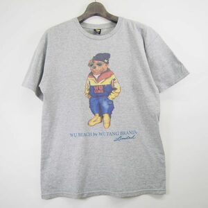USA製 WU-TANG BRAND LIMITED ウータンクラン Wu-tang Clan ベアプリント半袖Tシャツ S/S Tee(M)グレー