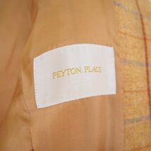ペイトンプレイス PEYTON PLACE ノーカラージャケット×プリーツスカート レディース セットアップスーツ/オレンジブラウン/日本製_画像4