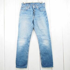 リーバイスユーロ Levis euro 501 URBAN RESEARCH別注 ダメージ リペア加工 デニムパンツ ジーンズ(29)ブルー/日本製