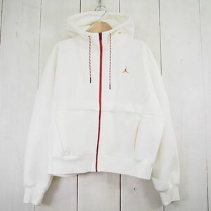 エアジョーダン AIR JORDAN LOOSE FIT フルジップルーズフィットパーカー*フーディー(L)ホワイト/CW6503