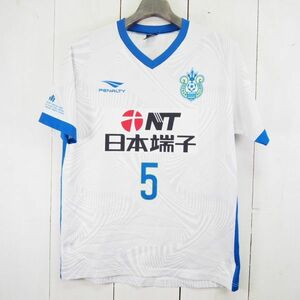 ペナルティ PENALTY サッカーJリーグ 湘南ベルマーレ レプリカユニフォームTシャツ(L)アウェー/背番号5/736