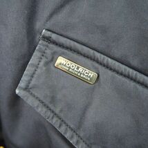 ウールリッチ WOOLRICH ラビットファーフード フルジップ ダウンコート(S)ネイビー_画像4