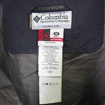 コロンビア Columbia GORE-TEX ジップアップナイロンジャケット*TITANIUM(M)ブラック/EM2247 ゴアテックス_画像4