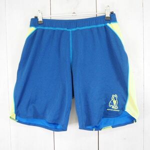 サッカージャンキー soccer junky サッカーゲームショーツ*ハーフパンツ(M)ネイビー×ネオンイエロー