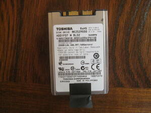 【送料無料】 東芝 1.8インチHDD 250GB　MK2529GSG