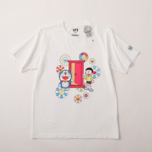 希少 タグ付き未使用品 UNIQLO ユニクロ UT 村上隆 THE ドラえもん展 TOKYO 2017 Tシャツ 白 M ヴィンテージ アーカイヴ