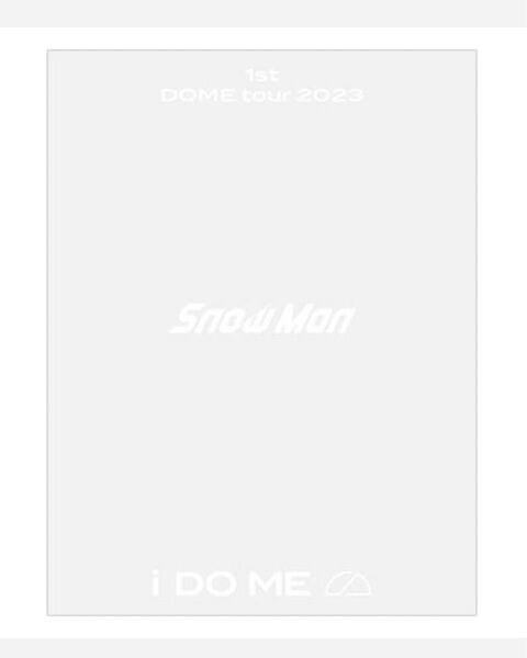 SnowMan スノーマン iDOME グッズ パンフレット