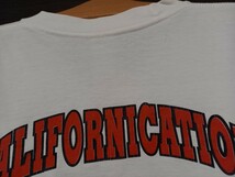 90s Vintage Red Hot Chili Peppers 1999年製コピーライト Californication ビンテージ　Tシャツ　サイズS相当　USA古着　ロック　バンド　_画像8