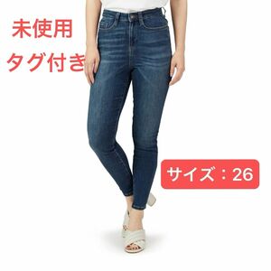 人気色 スキニー デニム スキニージーンズ ハイライズ レディース スキニーパンツ 26 デニムパンツ ジーンズ 小尻