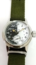 ワケあり◆エルジン◆ELGIN 24時間表示 ミリタリー ウォッチ WW2 腕時計 アンティークウォッチ 機械式手巻き_画像3