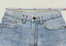 【1円スタート】LEVI'S デニム 510-0217 USA製 W30 L34 スモールe リーバイス ビンテージ ボタン裏刻印 525 レトロ DM0202M_画像8