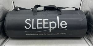 【中古】SLEEple お買得 マット メッシュ 生地 シングル ネイビー 寝具 ポータブル アウトドア 現状品 DM0228M