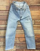 【1円スタート】LEVI'S デニム 510-0217 USA製 W30 L34 スモールe リーバイス ビンテージ ボタン裏刻印 525 レトロ DM0202M_画像1