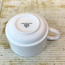 ★NIKKO★ニッコー FINE BONE CHINA スタッキングカップ クープソーサー カップ＆ソーサー コーヒーカップ ティーカップ 未使用保管品 M_画像5