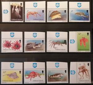 フォークランド 海洋生物(12種) MNH