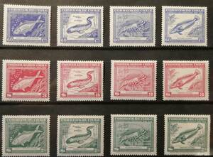  Chile sea . living thing (12 kind, excerpt goods ) MNH