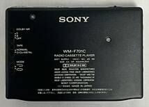 【SONY WALKMAN WM−F７０１C】 本体のみ　専用ケースあり　説明書あり　動作未確認　中古品　ジャンク品　_画像3