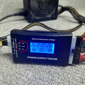 DB2-35 激安 PC 電源BOX 玄人志向 KRPW-PB500W/85+ 500W 80PLUS BRONZE 電源ユニット 電源テスターにて電圧確認済み 中古品の画像3