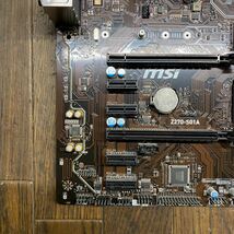 MG2-70 激安 マザーボード msi Z270-S01A LGA1151 BIOS立ち上がり確認済み ジャンク_画像3