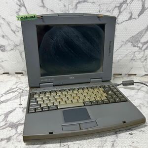 PCN98-1168 super-discount PC98 notebook NEC PC-9821La10/5 start-up has confirmed Junk including in a package possibility 