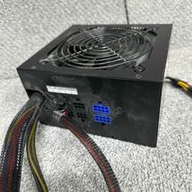 DB2-28 激安 PC 電源BOX 玄人志向 KRPW-PB500W/85+ 500W 80PLUS BRONZE 電源ユニット 電源テスターにて電圧確認済み　中古品_画像6