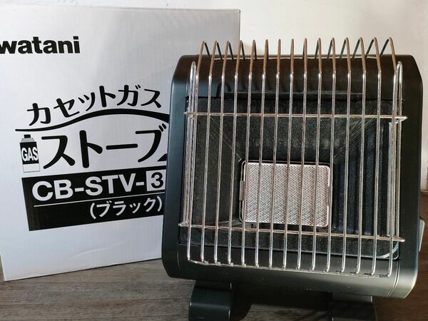 【希少カラー・点火確認済み】イワタニ Iwatani CB-STV-3 ブラック カセットガスストーブ