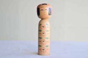 [ антиквариат товар ] Sato . самец kokeshi кукла . земля игрушка традиция прикладное искусство старый дерево интерьер сельское хозяйство . изобразительное искусство pe The nto искусство retro kokeshi