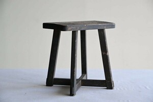 [ antique goods ] stool stand for flower vase wooden retro antique chair old tree Vintage interior old tool old Japanese-style house 