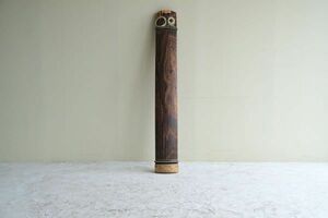 [ antique goods ] koto traditional Japanese musical instrument stringed instruments traditional art interior decoration other attached none lacqering practice for old tree 