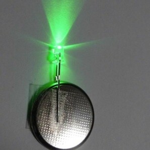 LED 超高輝度 クリア発光ダイオード 3mm 3Φ 緑色 グリーン GREEN 10本セットの画像1