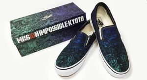 京都大作戦 10周年 記念グッズ VANS コラボ 舞妓 SLIP ON スリッポン 27.5cm 未使用品 US9.5 即決あり スニーカー 2017年販売