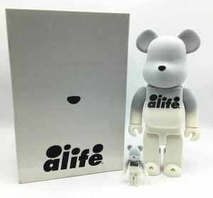 BE@RBRICK alife 100% & 400% ベアブリック 未開封品 メディコムトイ MEDICOM TOY 正規品